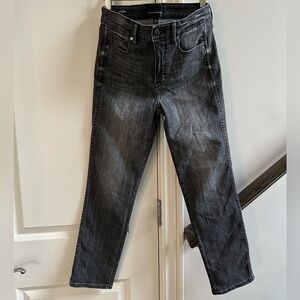 WHBM ($99) Straight Cut 5 Pocket JEAN TRENDING! SIZE 6 WOMEN GRAY 🩶👖